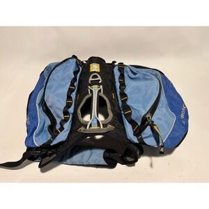 RUFFWEAR Approach Pack Dog Gear Harness Backpack Saddlebag Hiking Medium Blue